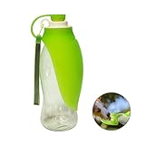 RoyalCare Tragbare Hundetrinkflasche für Haustiere, Reversible und Leichte Reise Trinkwasserspender für Hund, Welpen und Katzen, aus BPA-Freiem Lebensmittelechtem Silikon (Grün)