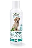 AniForte Aloe Vera Welpenshampoo für Hunde mild 200ml - Hundeshampoo, parfümfrei, Welpen Shampoo für Junghunde und empfindliche Hunde, sorgt für glänzendes und leicht kämmbares Fell