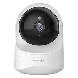 Wansview Überwachungskamera innen,WLAN IP Kamera 1080P für Baby,Haustier mit Datenschutzbereich,Bewegungserkennung ,Zwei-Wege-Audio,2,4 GHz WiFi ,kompatibel mit Alexa Q6