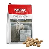 MERA pure sensitive Fresh Meat Truthahn & Kartoffeln, Hundefutter trocken mit viel frischem Fleisch, gesundes Trockenfutter getreidefrei für ausgewachsene Hunde (12,5 kg)