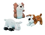 Nobby Hundespielzeug Schaf Latex Bär Hund farblich passend 5-7 cm