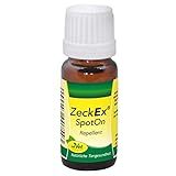 cdVet ZeckEx SpotOn rein pflanzliches Zeckenmittel 10 ml - natürlicher Zeckenschutz ohne Chemie für Hunde, Katzen und alle Wirbeltiere, 754
