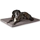 ONVAYA® Hundekissen aus Memory Foam | orthopädisch | 95 Grad waschbar | grau | Hundematratze XL (109 x 60 x 5 cm) | Hundebett | | Hundematte | Liegekissen