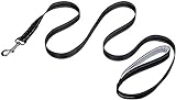 Amazon Basics - Hundeleine mit gepolsterter Schlaufe - 1,52 m, Schwarz
