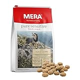 MERA pure sensitive Fresh Meat Huhn & Kartoffeln, Hundefutter trocken mit viel frischem Fleisch, gesundes Trockenfutter getreidefrei für ausgewachsene Hunde (12,5 kg)