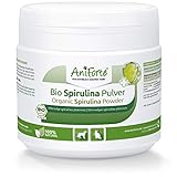 AniForte Bio Spirulina Pulver für Hunde & Katzen 250g, Mikroalge unterstützt Haut & Fell, Immunsystem & Stoffwechselprozesse, Vitamine & Mineralstoffe, Naturprodukt, biologischer Anbau, Laborgeprüft