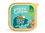 Edgard & Cooper Bio Hundefutter für Erwachsene - Bio Fisch - 100g (Pack mit 17) - Frisches Fleisch, Eiweißreich, Gesunde & Natürliche Inhaltsstoffe