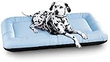 Knuffelwuff Wasserfestes In und Outdoor Hundebett Lucky Color Edition aus Nylongewebe XXL 120 x 85cm Blau