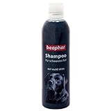 Hunde 18253 Shampoo für schwarzes Fell | pH neutrales Hundeshampoo | Hunde Shampoo mit Aloe Vera | Für Hunde mit schwarzem Fell | 250 ml