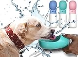 pb+ Premium 550 ML Hundetrinkflasche für unterwegs - Wasserflasche Hund Tragbare Haustier Wasserflasche - BPA Frei & Auslaufsicher (550ml - Türkis)