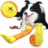 CAROZEN Hundespielzeug für welpen Hunde, Interaktives Hundespielzeug zum Stressabbau, Quietschendes Hunde Spielzeug für Puzzle und Nahrungsinstinkttraining