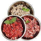 Barf Hundefutter Sparpaket Rind-Mix 28kg rohes Frostfutter mit Rindfleisch aus Deutscher Weidehaltung für gesunde Hunde (28x 1.000g)